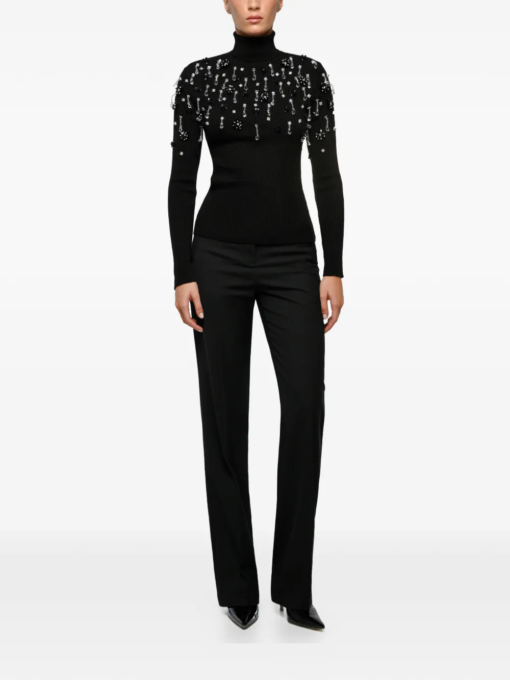 ANOUKI crystal-embellished turtleneck top | Playeras y jerséis | Image 2