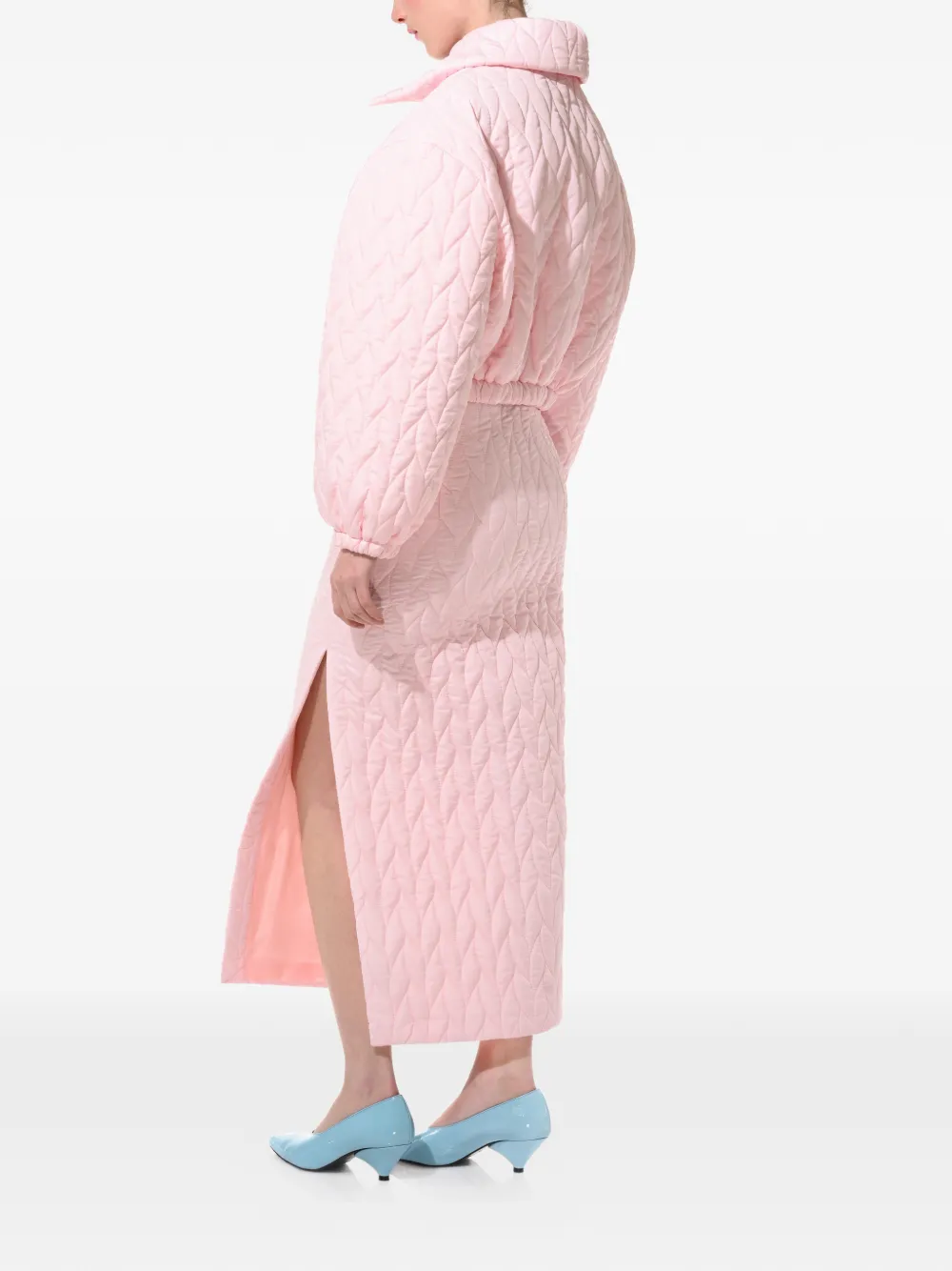  Anouki Quilted Midi Skirt - Pink 