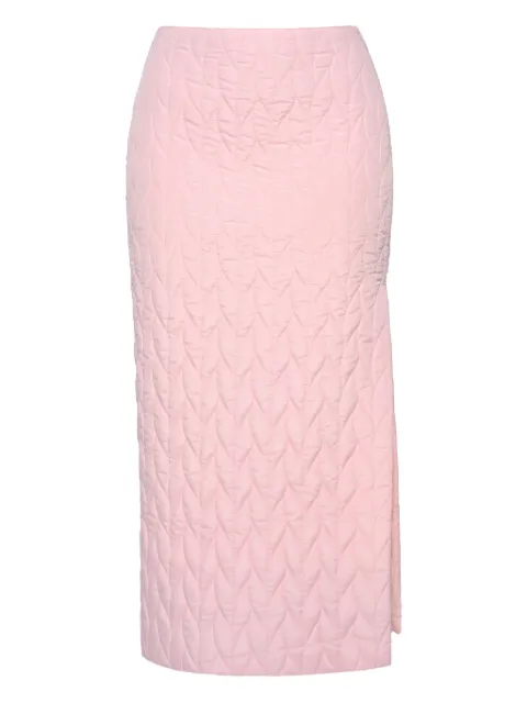 ANOUKI quilted midi skirt