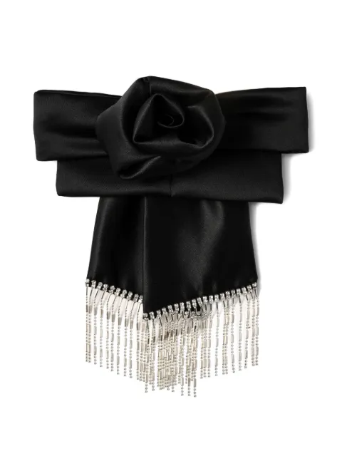 ANOUKI fringed bow hair accessory