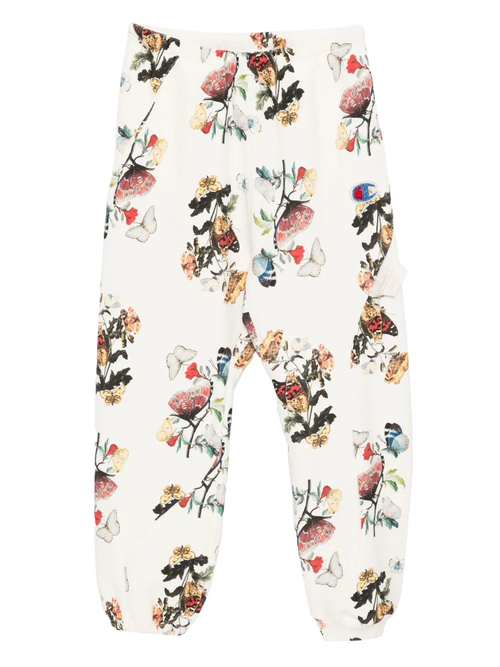 Undercover x Champion floral-print track pants | Neutrals | Image 1