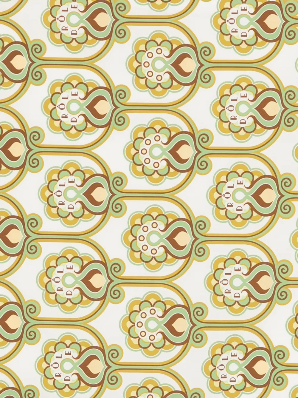 Drôle De Monsieur Sjaal met bloemenprint Wit