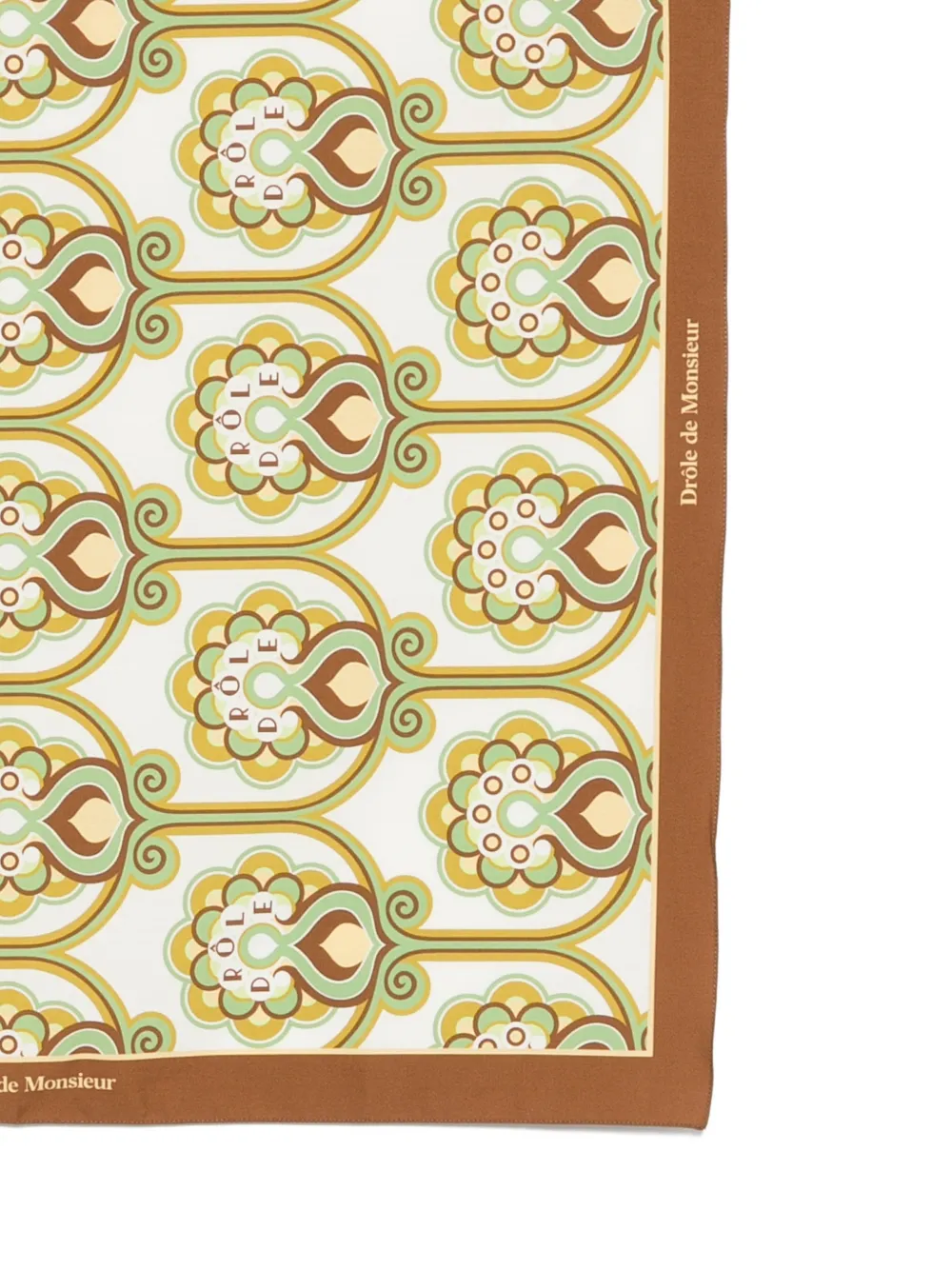 Drôle De Monsieur floral scarf - Wit