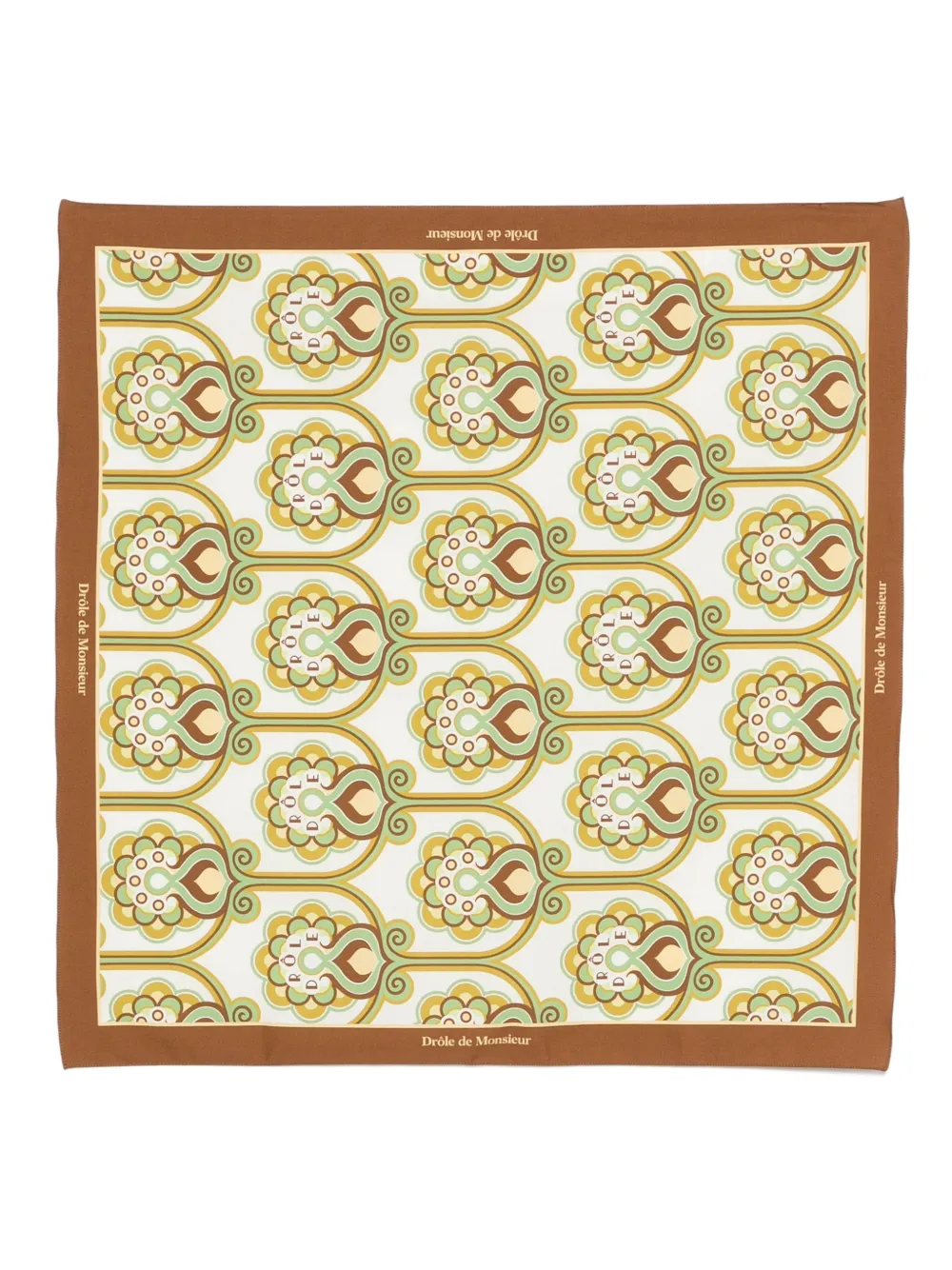 Drôle De Monsieur floral scarf - Bianco