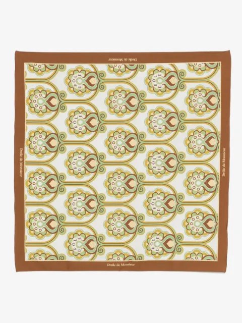 Drôle De Monsieur floral scarf
