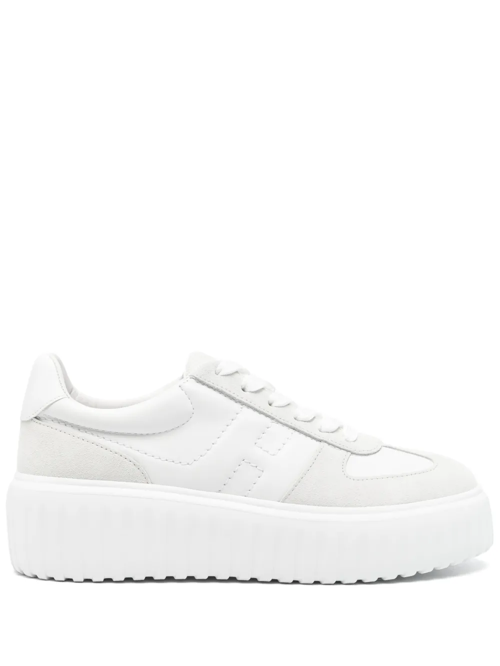 Hogan H-Stripes sneakers met plateauzool Wit