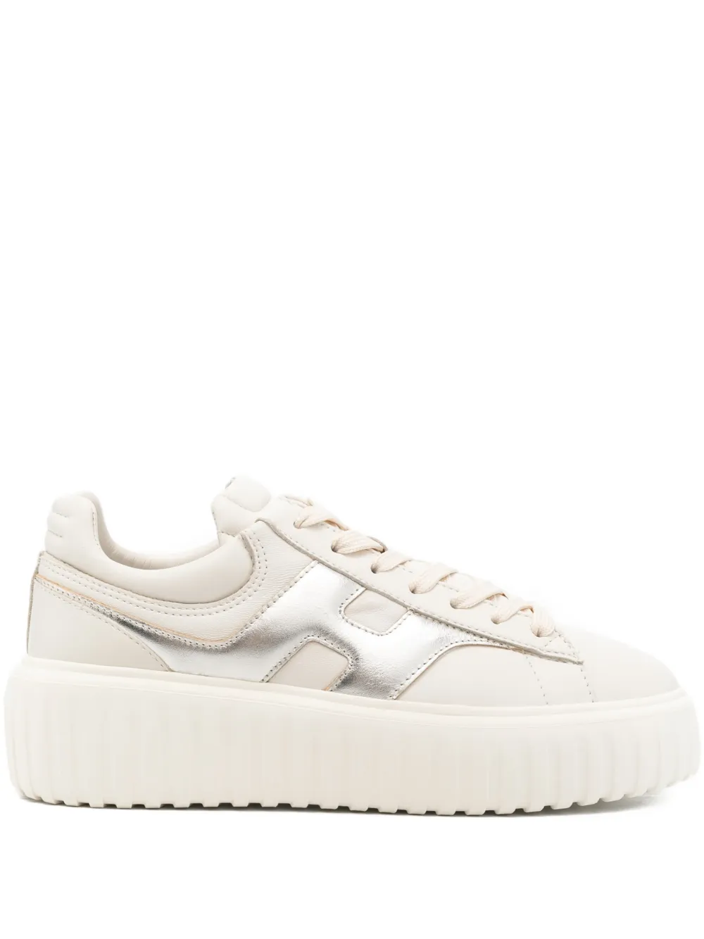 Hogan H-stripe platform sneakers | Neutrals | Image 1