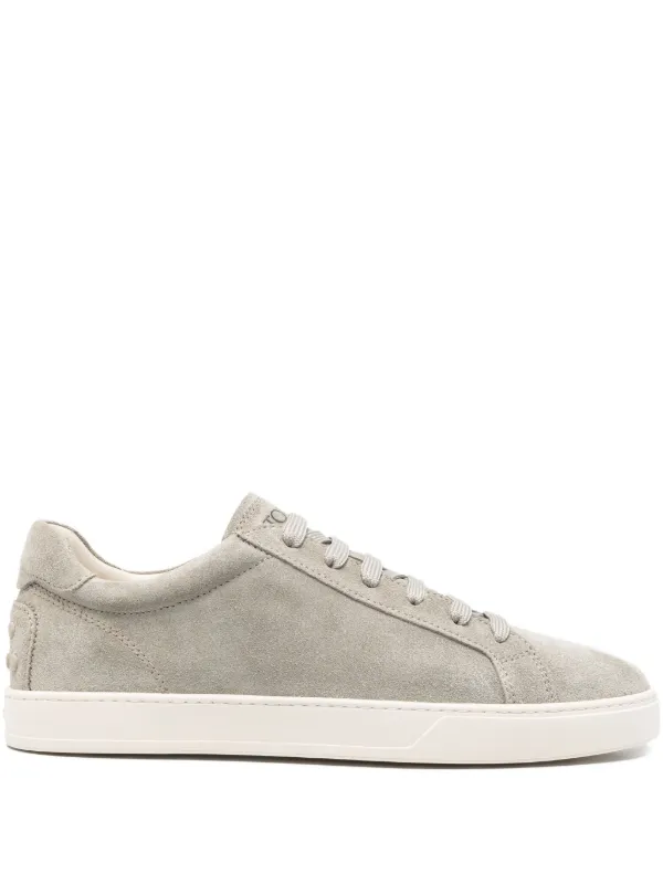 Tod's Allacciata Cassetta スエードスニーカー | グレー | FARFETCH JP