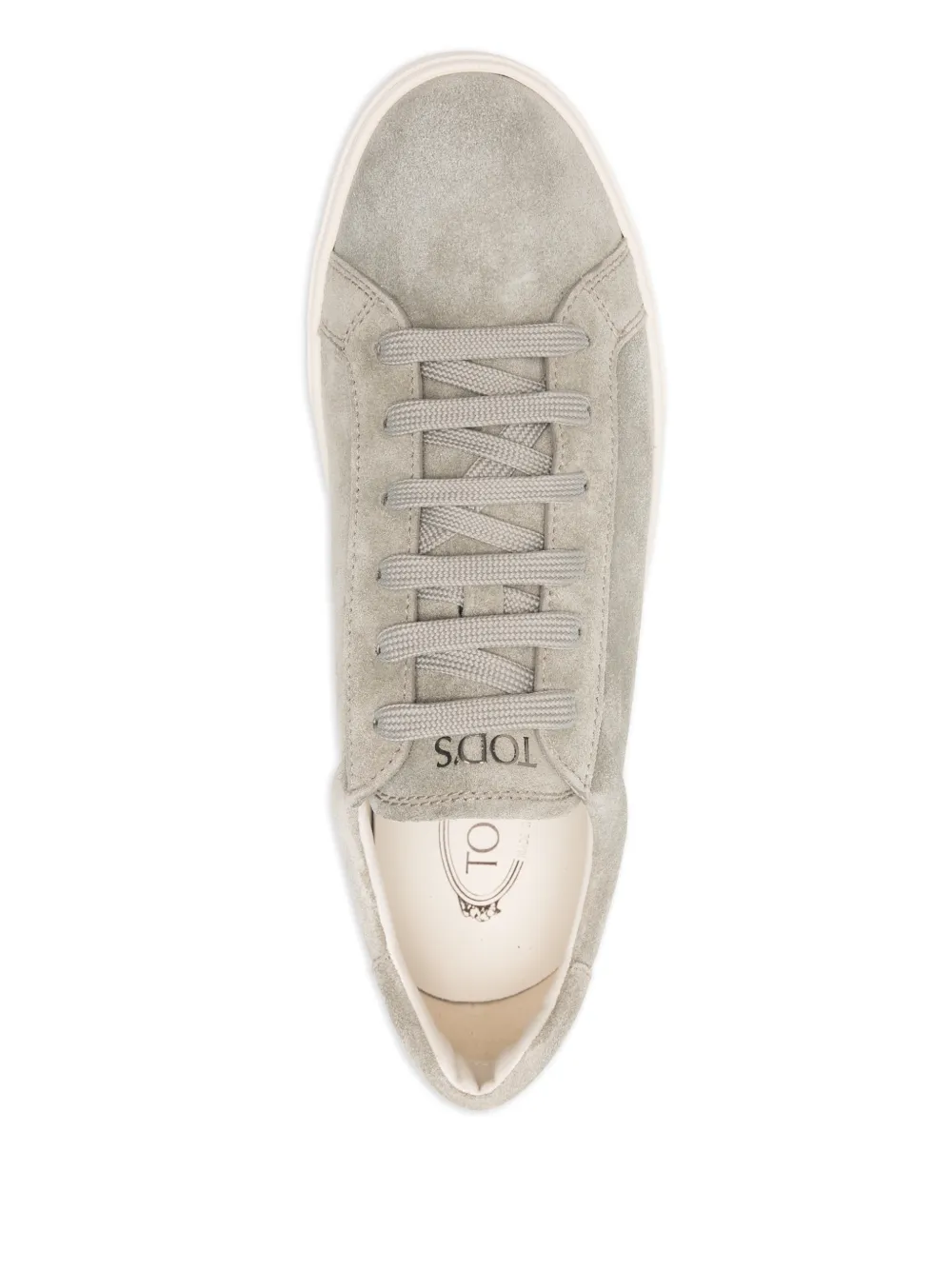 Tod's Allacciata Cassetta suède sneakers Grijs