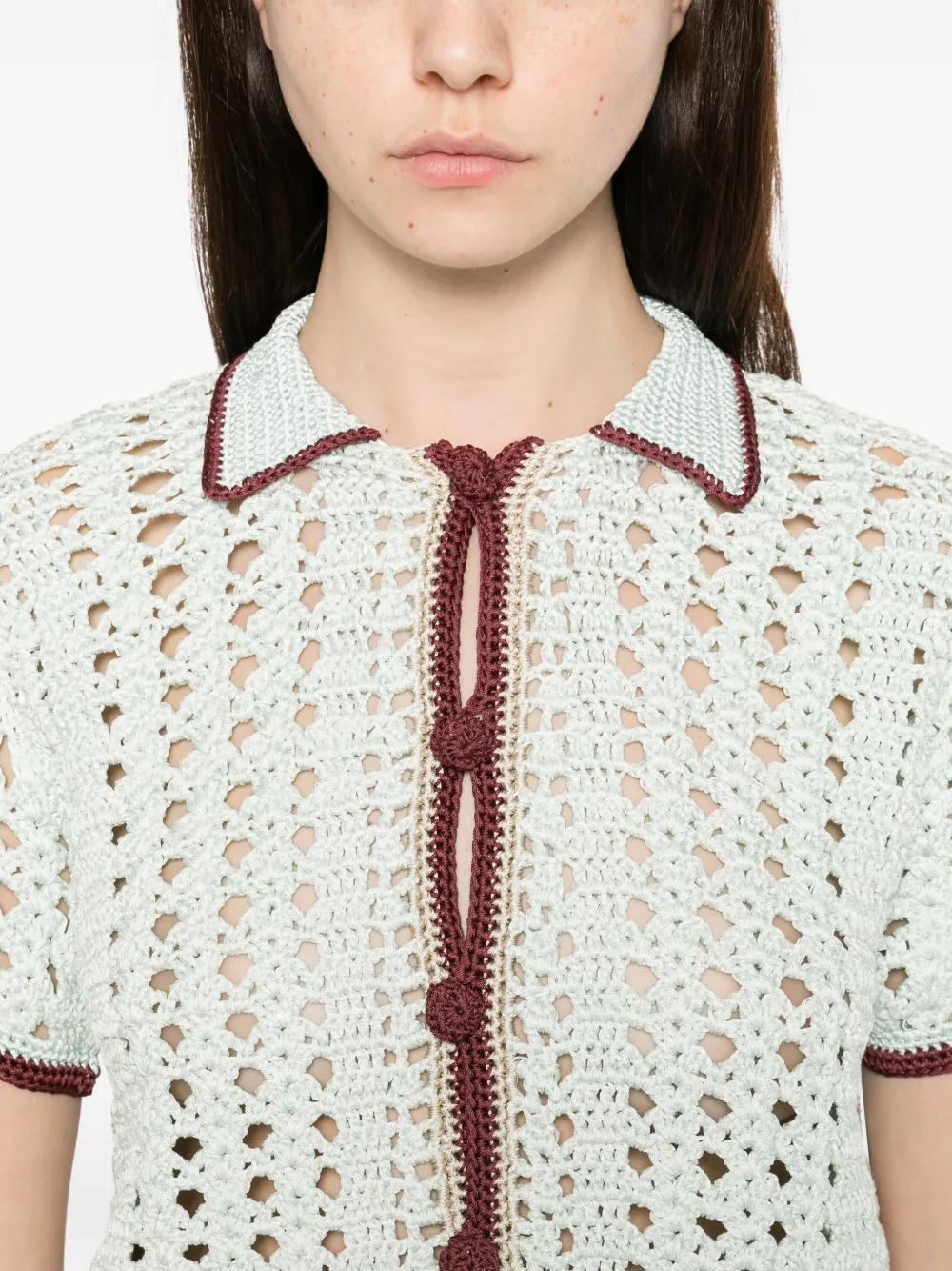 forte_forte クロシェビスチェ Forte Forte クロシェ シャツ | ブルー | FARFETCH JP