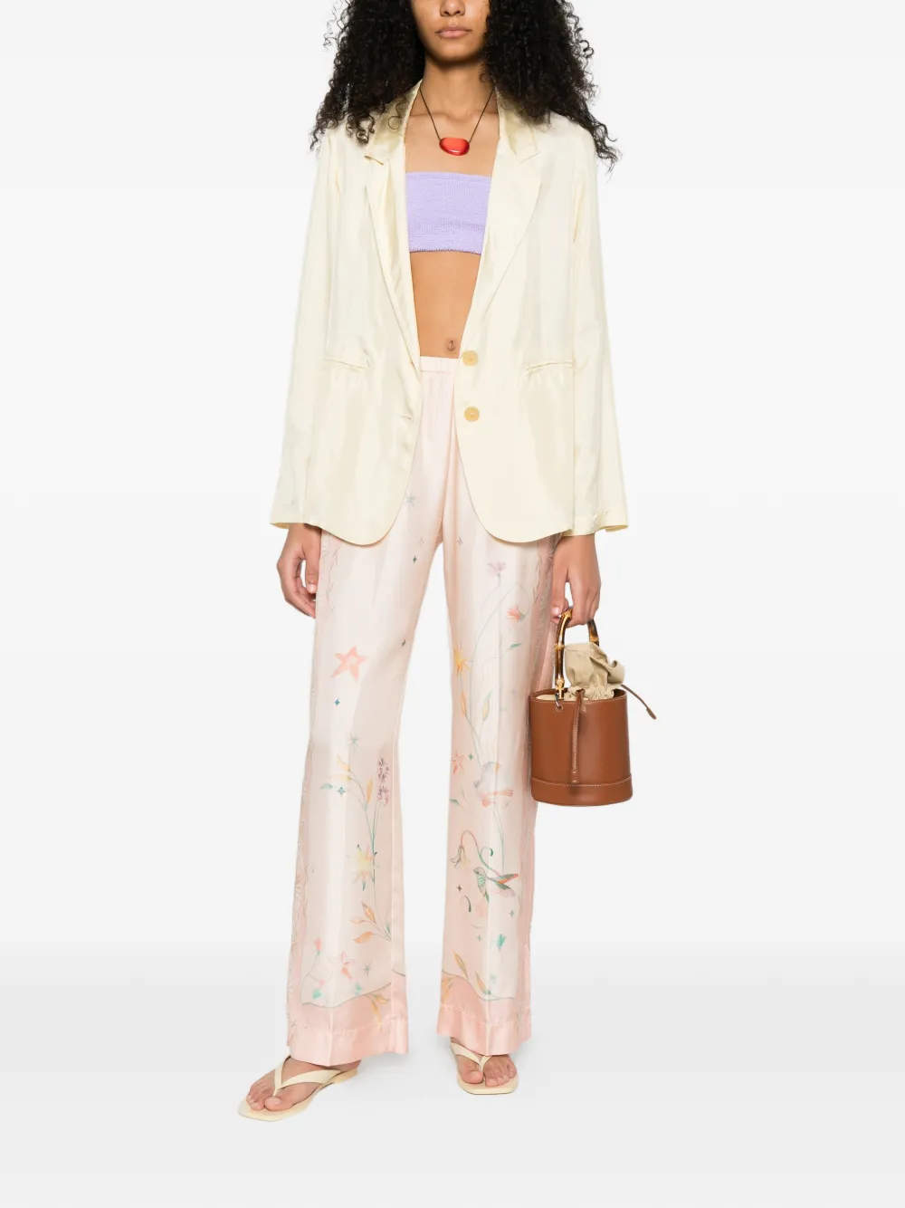  Forte Forte Buttoned Blazer - Yellow 
