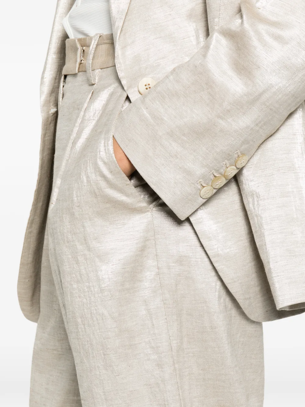 Forte Plooibroek Beige