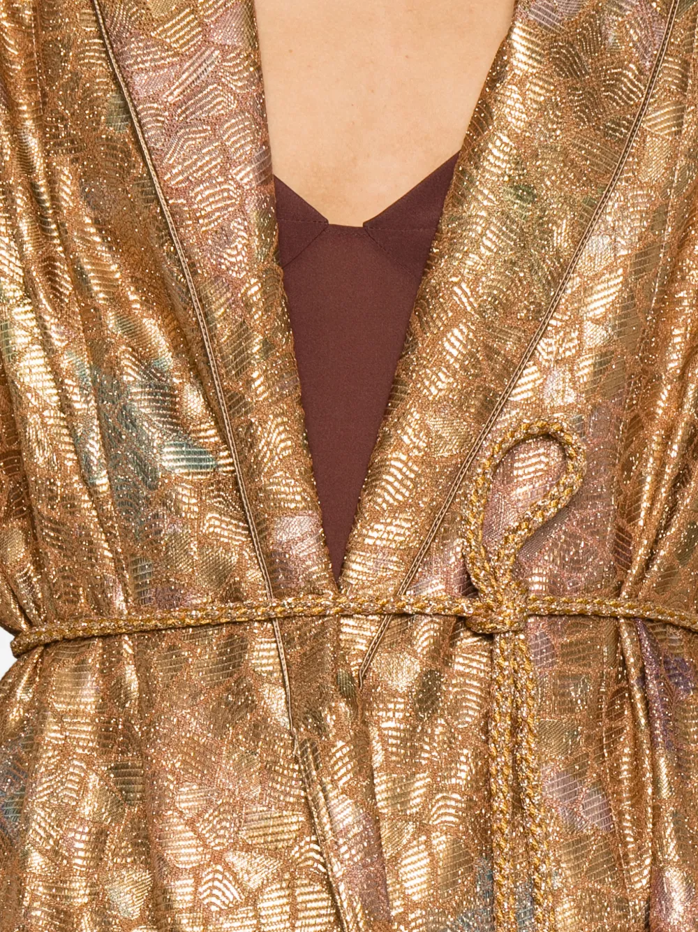 Forte Blazer met lange mouwen Goud