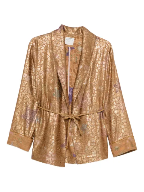 Forte Forte floral print tie jacket