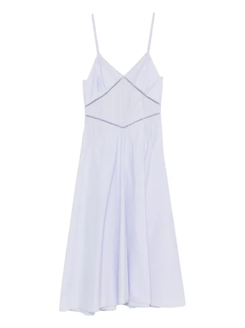 Forte Forte Vestido evasê com gola V