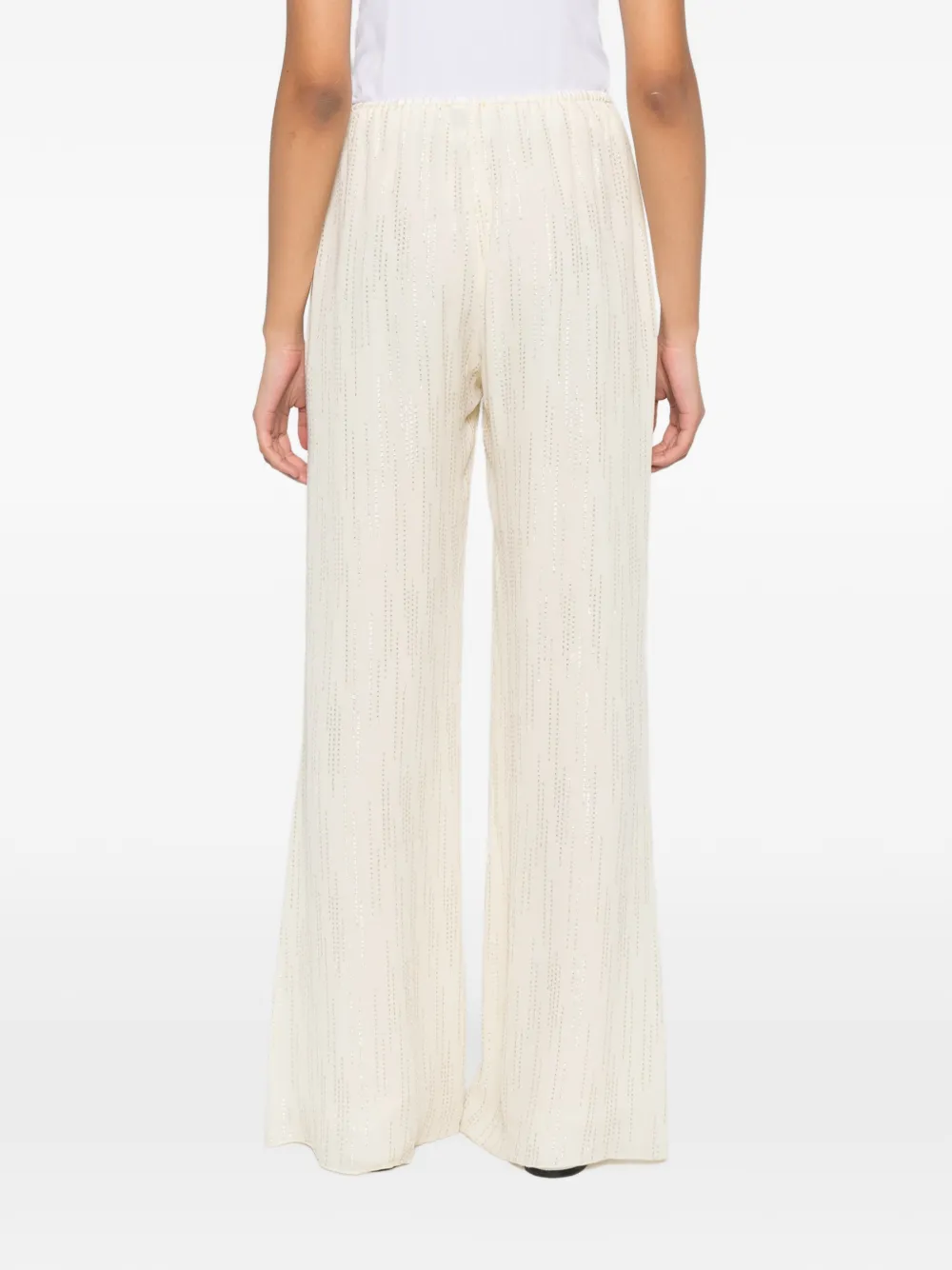 Forte Elastische broek Beige