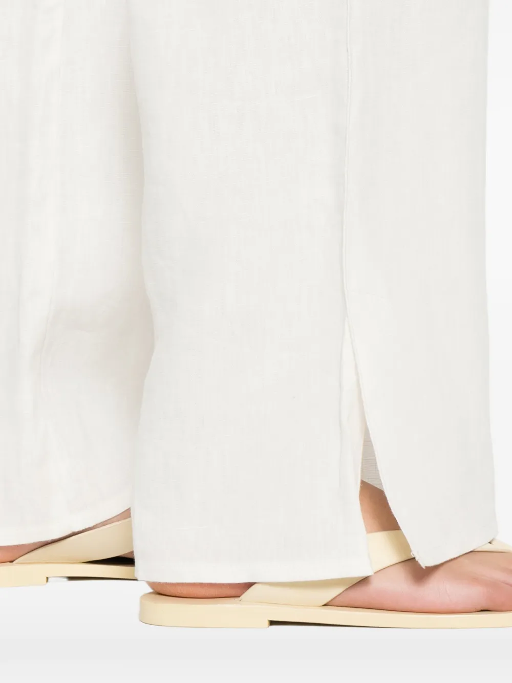 Forte Elastische broek Wit