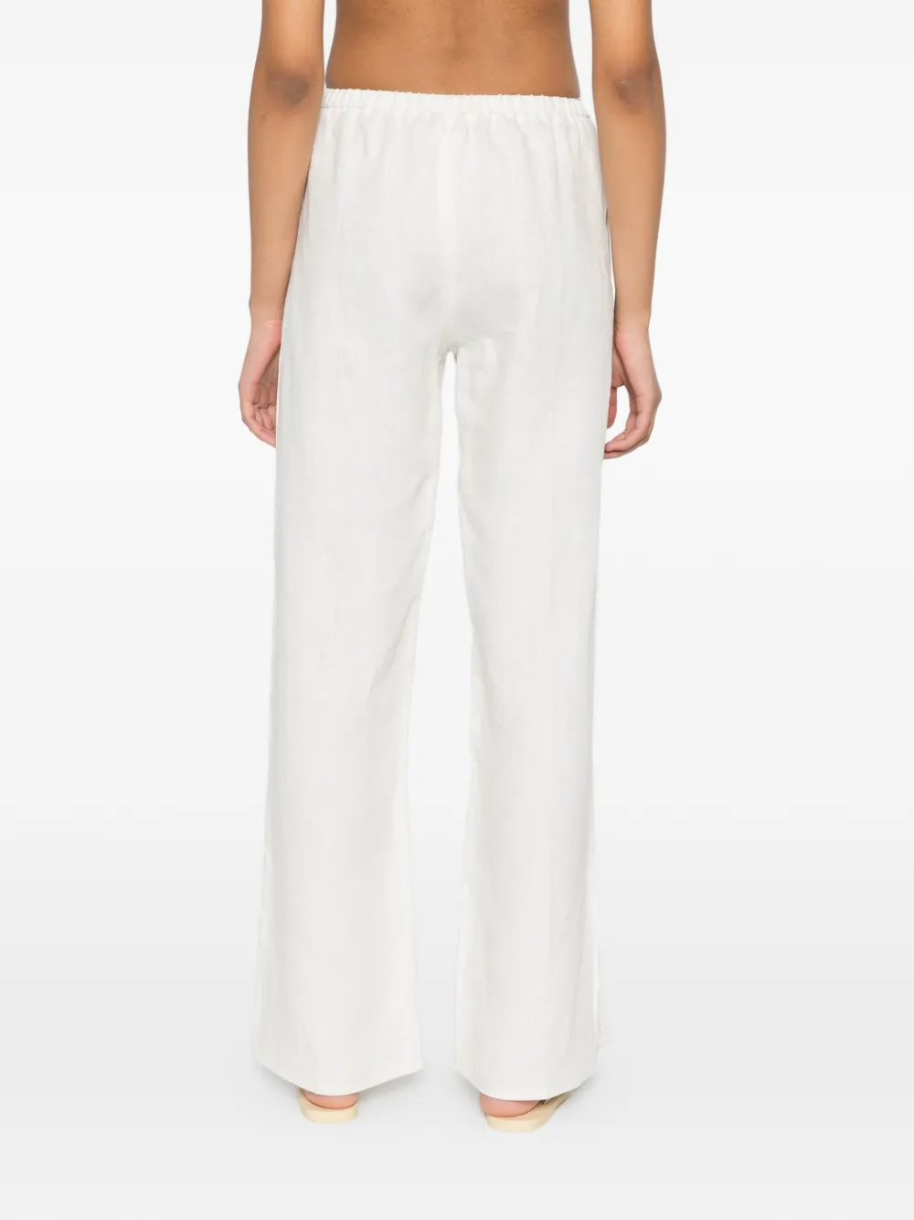Forte Elastische broek Wit