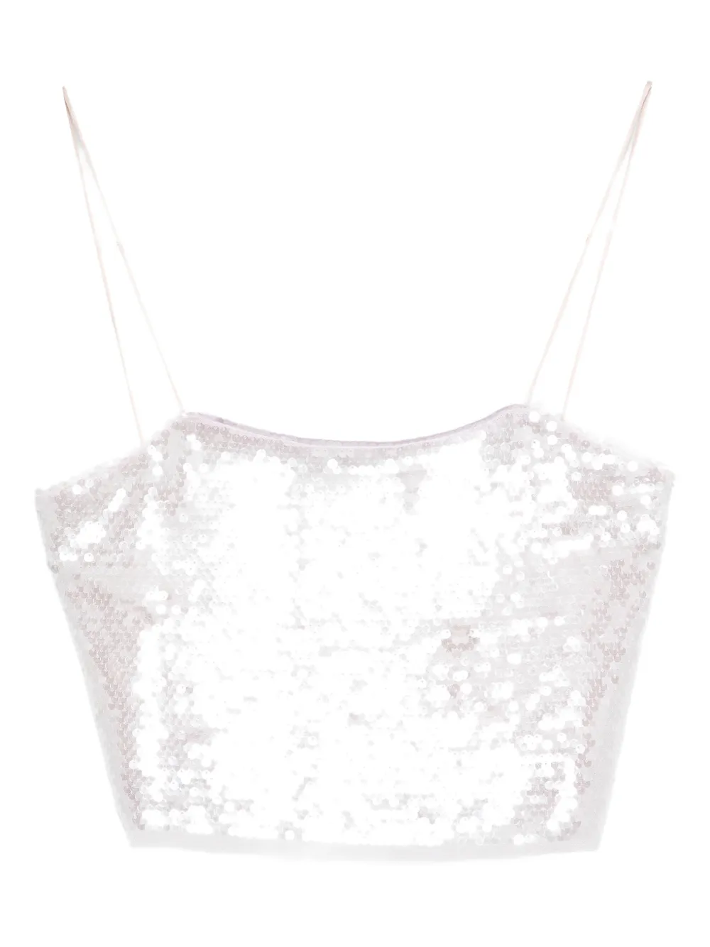 Forte Forte Top con paillettes - Rosa