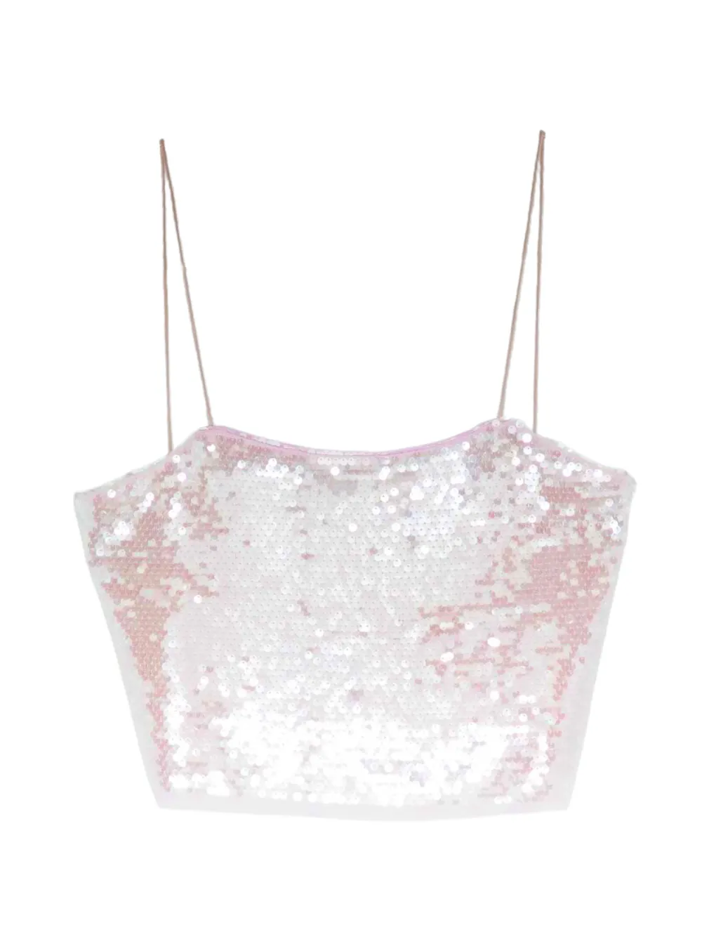 Forte Forte Top con paillettes - Rosa