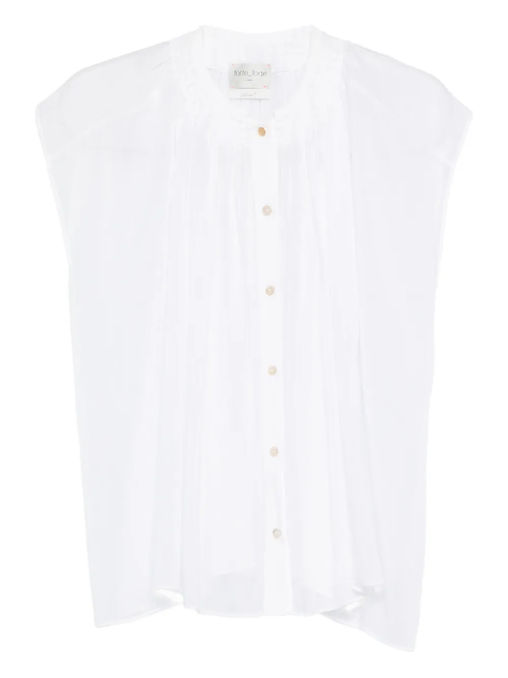 Forte Forte Camicia con bottoni - Bianco