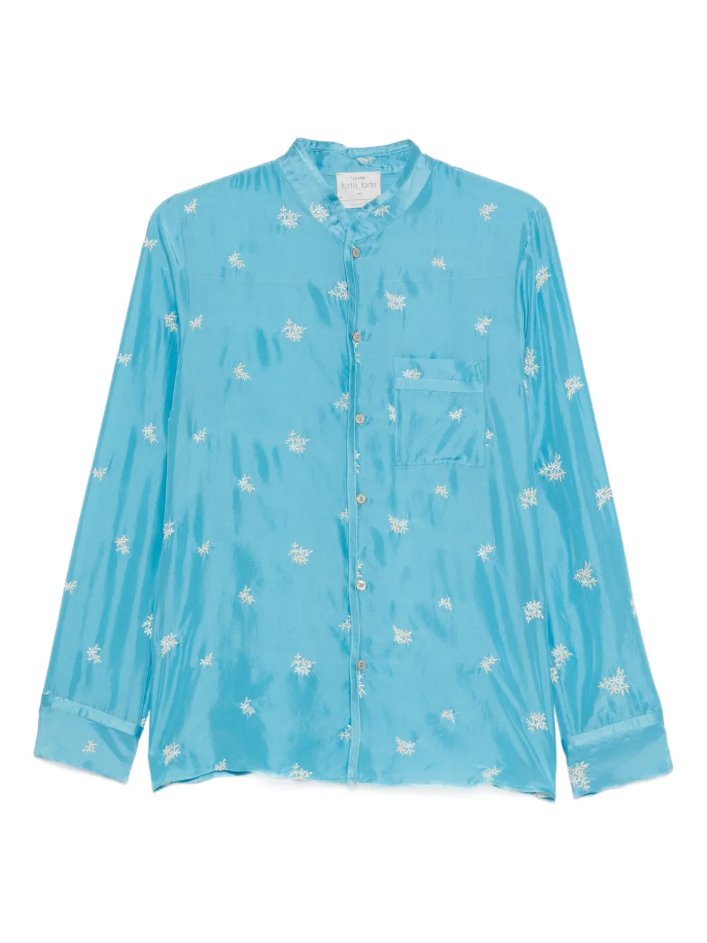 Forte Forte Camicia a fiori - Blu