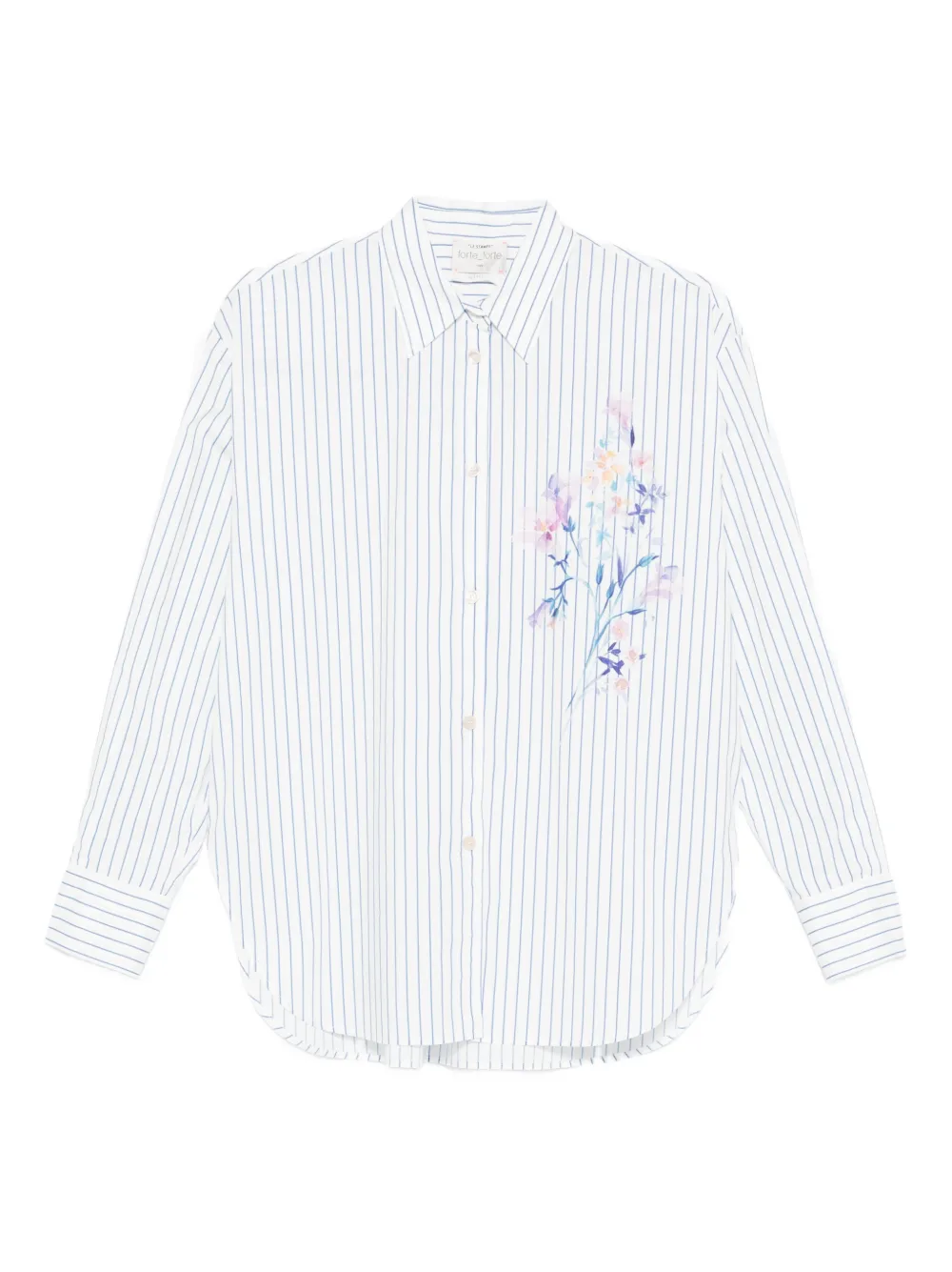Forte Forte Camicia a righe - Bianco