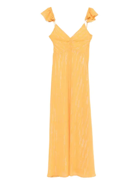 Forte Forte ruffled-detail sleeveless maxi dress