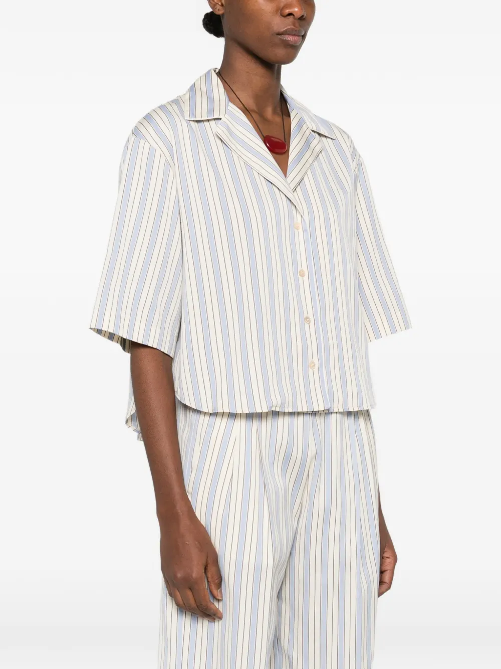  Forte Forte Camisa A Rayas - Neutro 