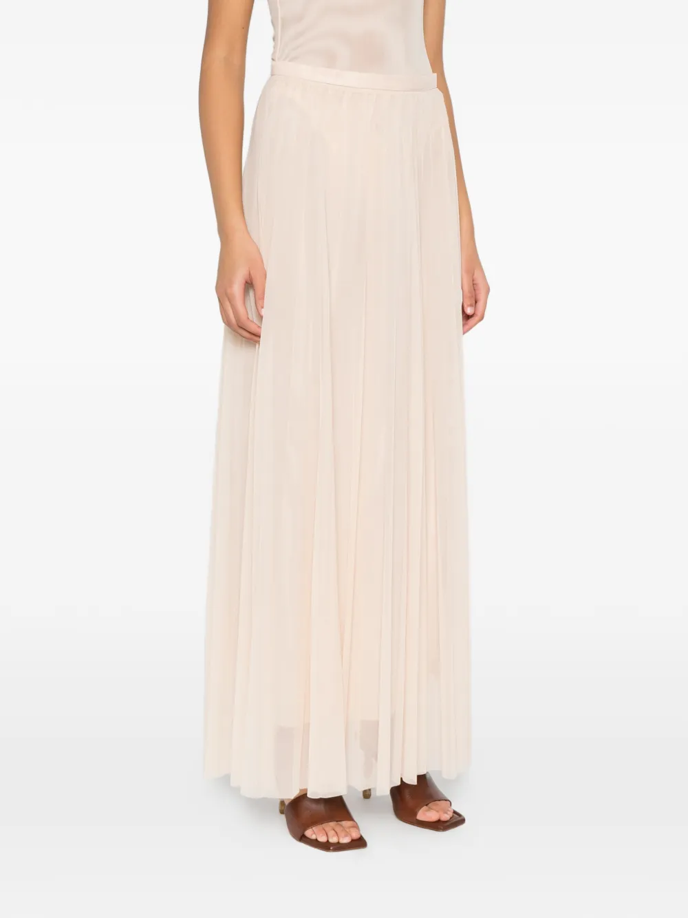  Forte Forte Pleated Maxi Skirt - Neutrals 