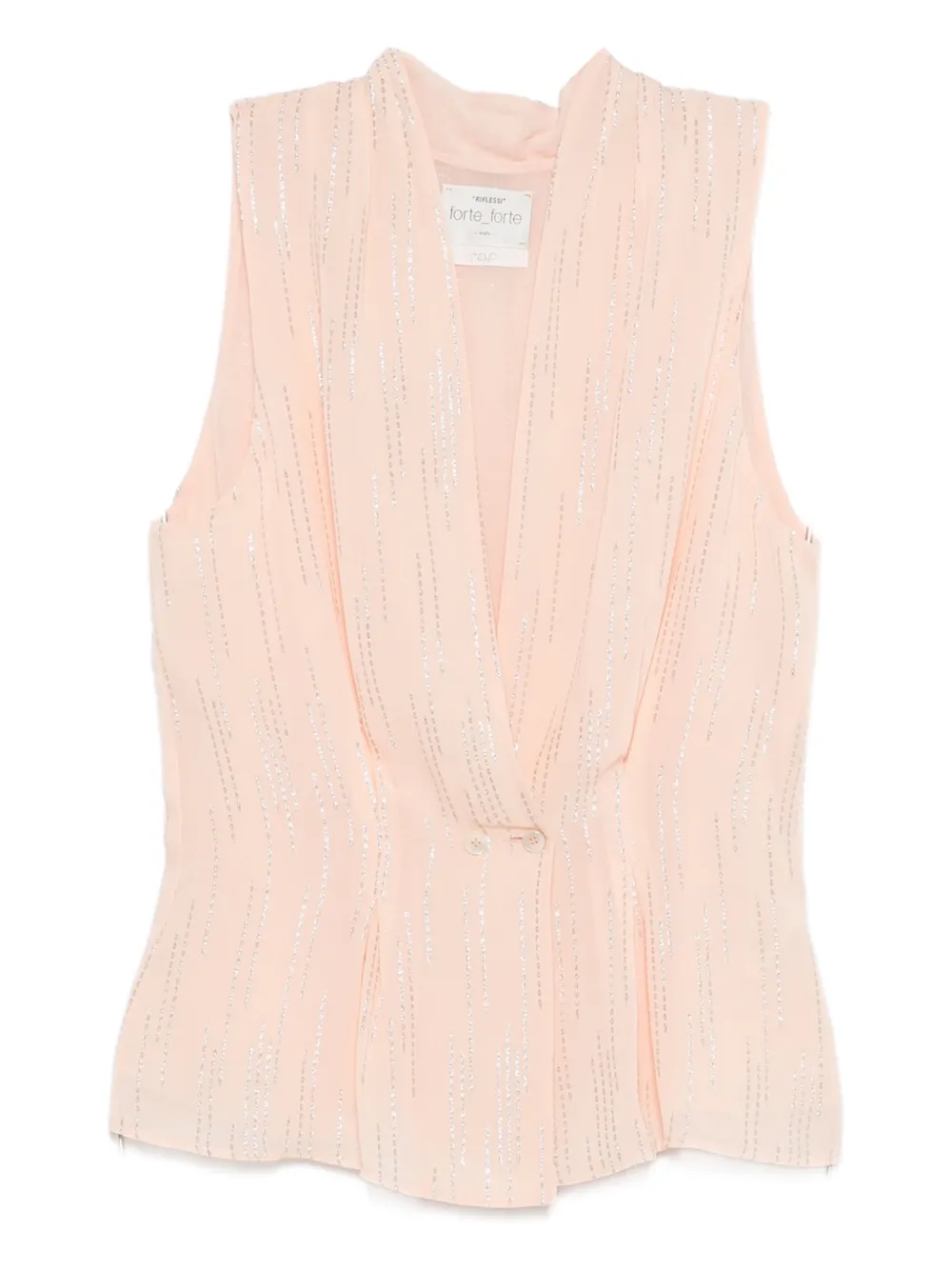 Forte Forte Top smanicato - Rosa