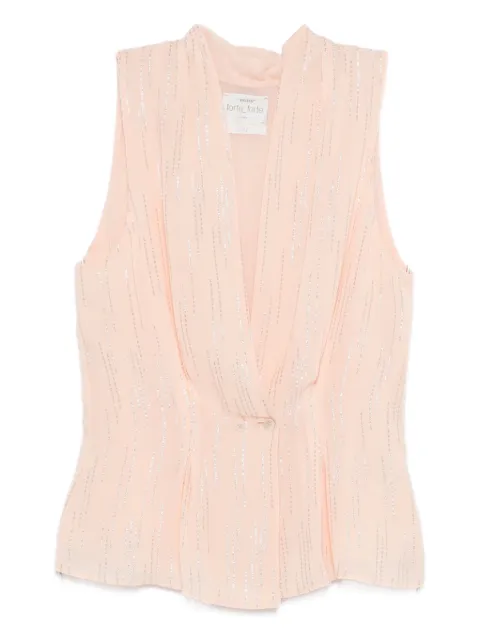 Forte Forte sleeveless draped top