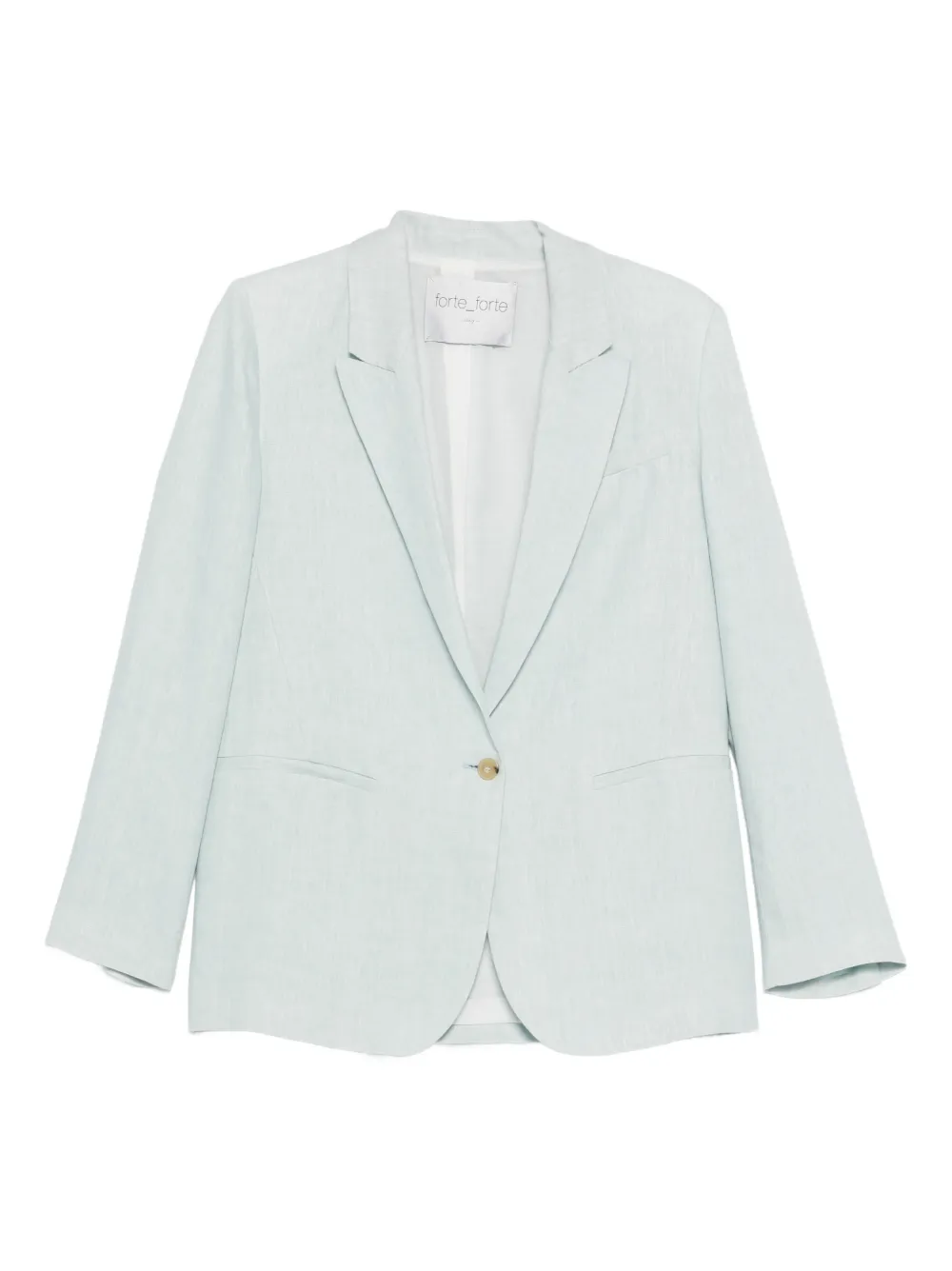 Forte Forte Blazer monopetto con revers classici - Blu