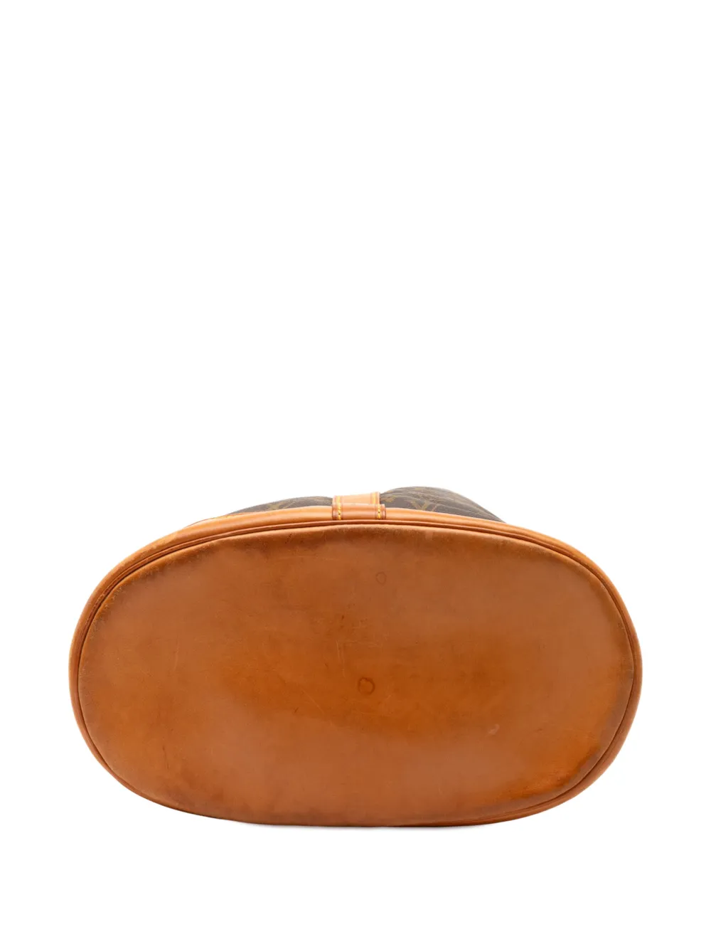 Pre-owned Louis Vuitton 1997 Monogram Randonnee Pm Bucket Bag In Brown