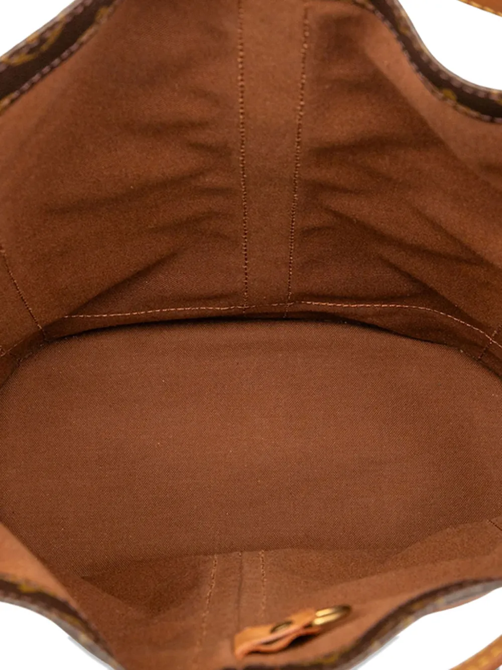 Pre-owned Louis Vuitton 1997 Monogram Randonnee Pm Bucket Bag In Brown