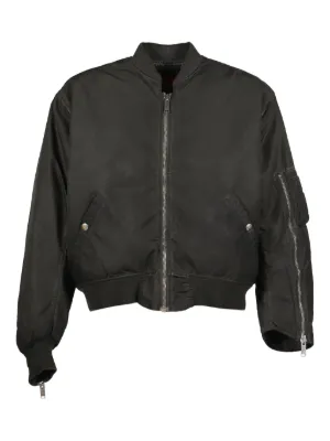 DSQUARED2 リブトリム レザージャケット | ブラック | FARFETCH JP