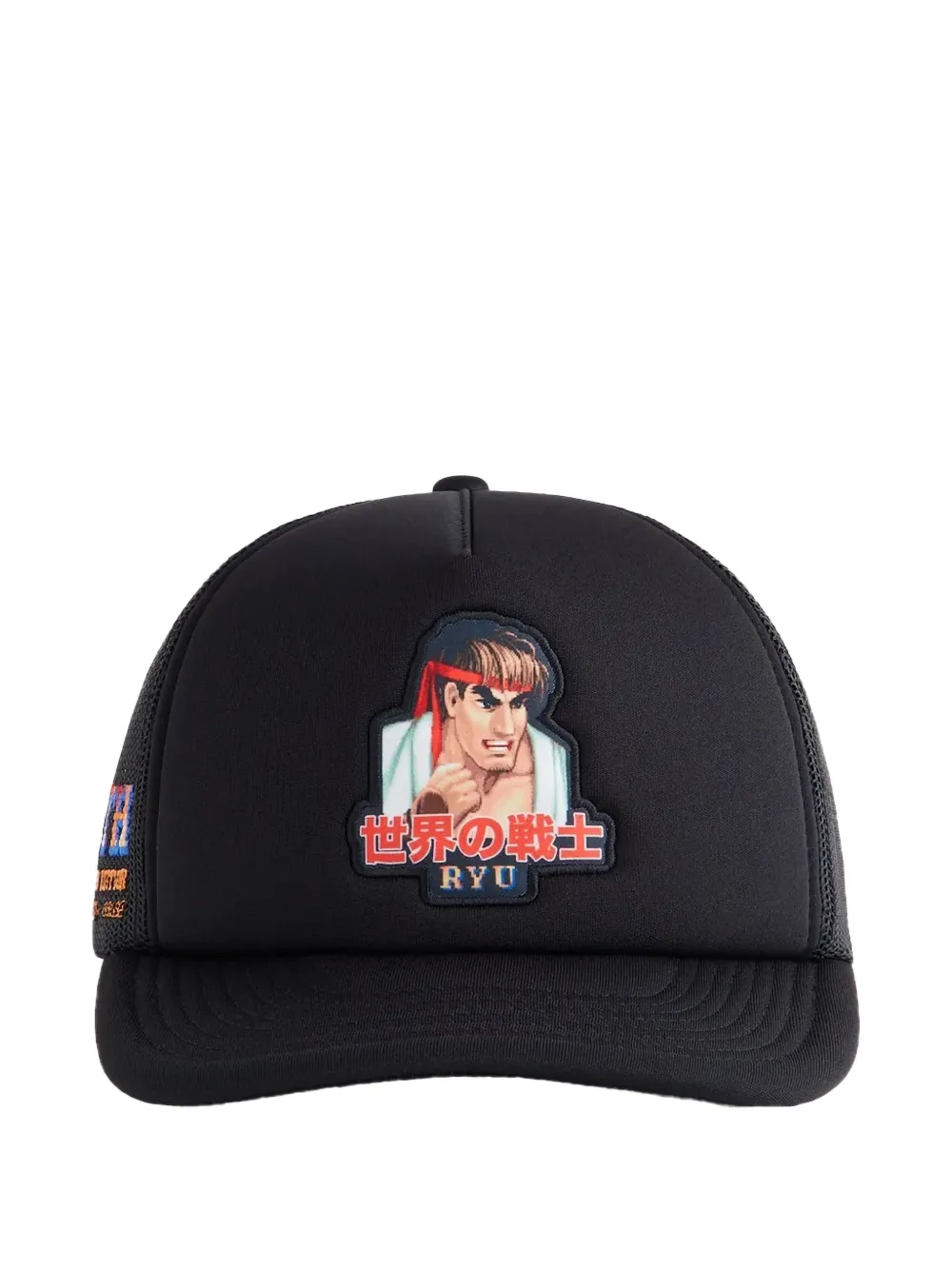 KITH x Capcom Ryu trucker cap hat | Black | Image 1