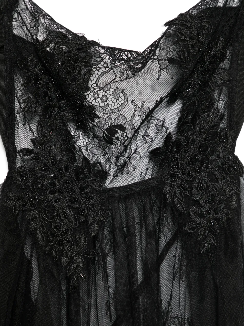  Alchemy Floral-lace Maxi Dress - Black 