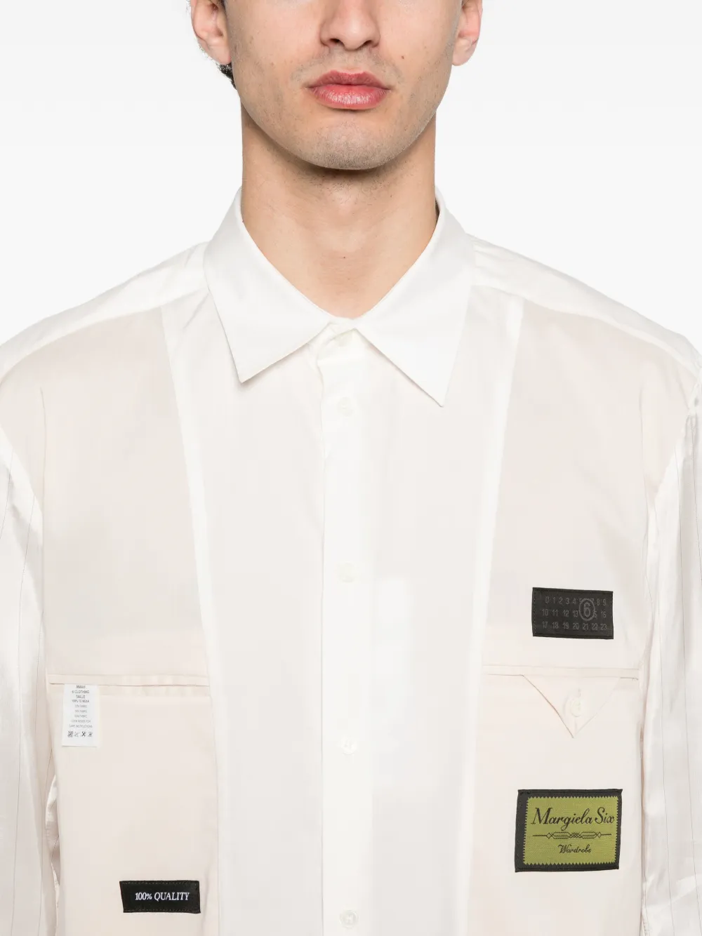 MM6 Maison Margiela Overhemd Wit