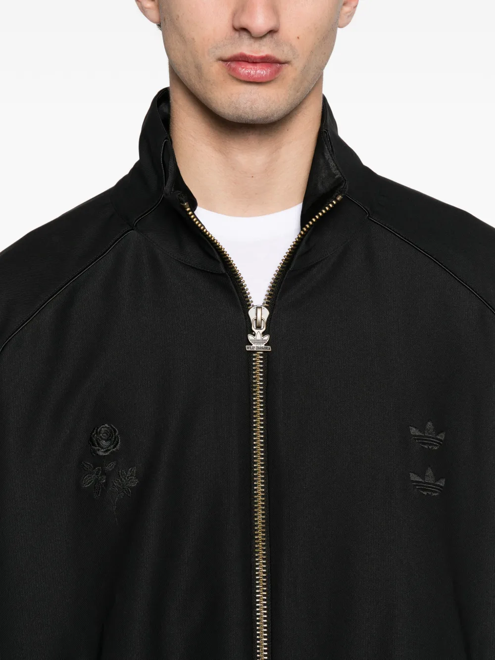adidas x Willy Chavarria sweater met logodetail Zwart