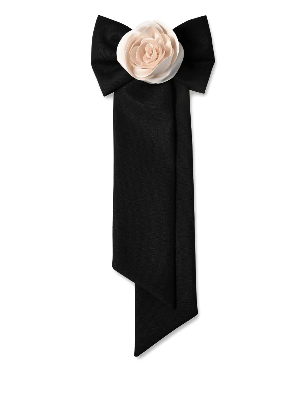 ANOUKI flower bow hair accessory - Nero