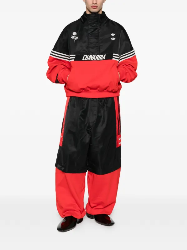 Adidas x Willy Chavaria コントラスト トラックパンツ | ブラック