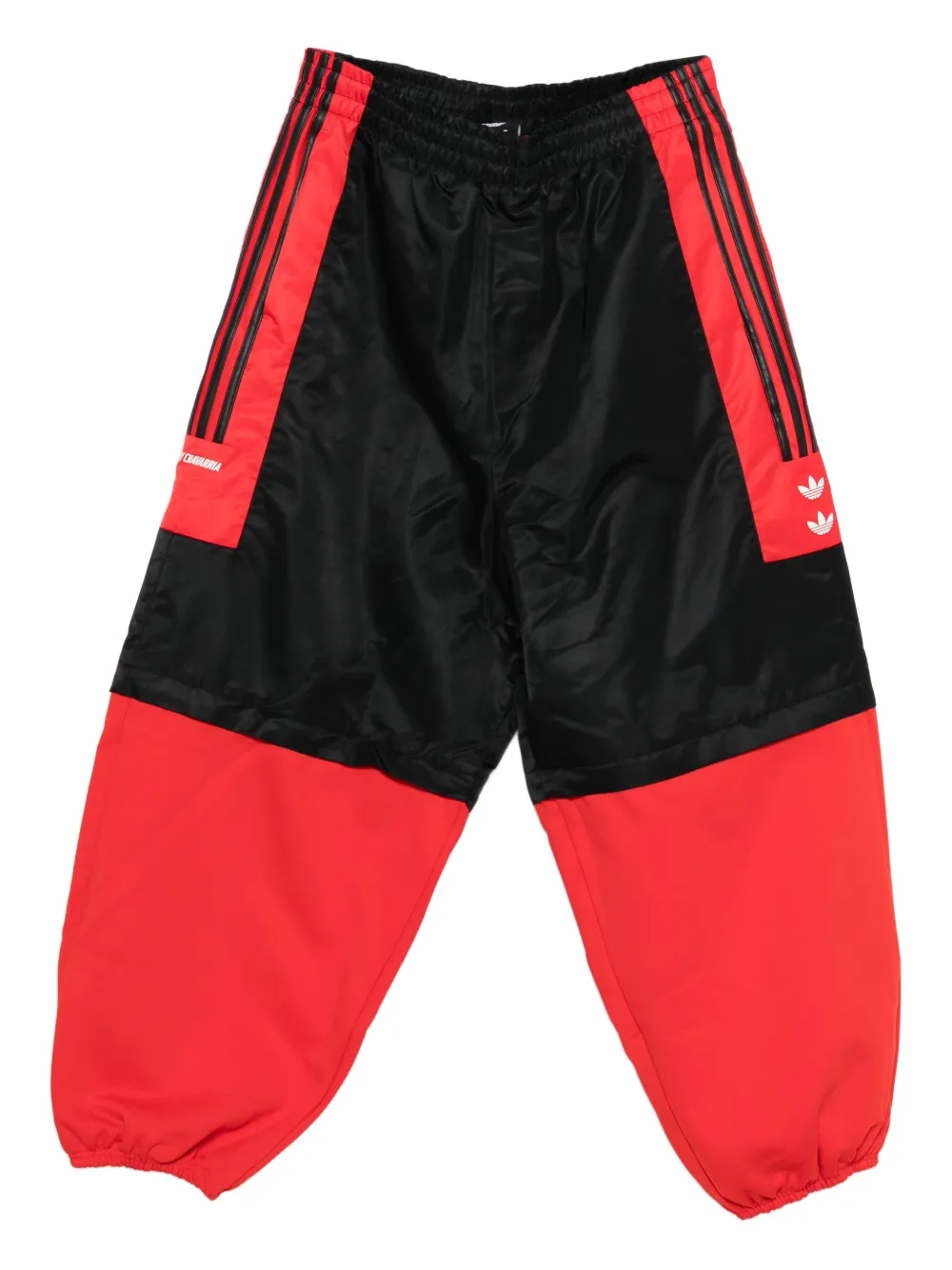 adidas x Willy Chavarria contrasted track pants | Black | Image 1
