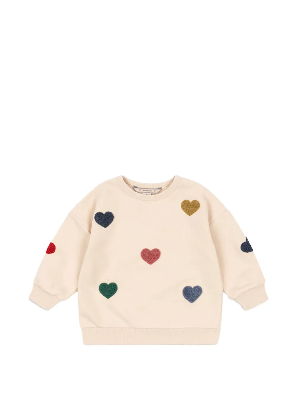 Konges Sløjd hearts-deital sweatshirt - Toni neutri