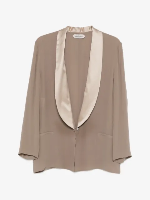 Alberta Ferretti shawl-lapel single-button blazer