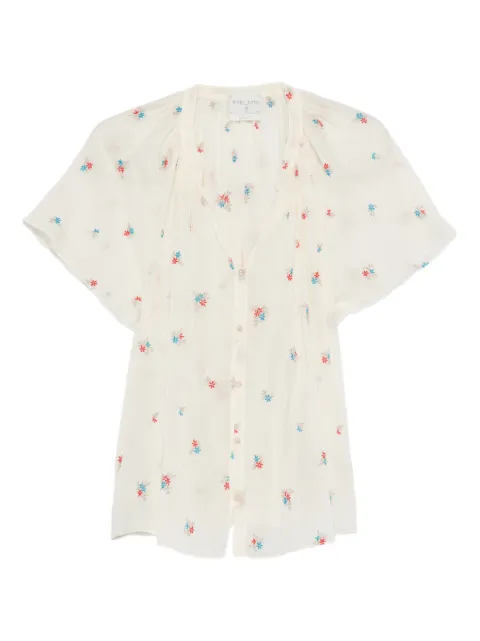 Forte Forte camisa floral con botones