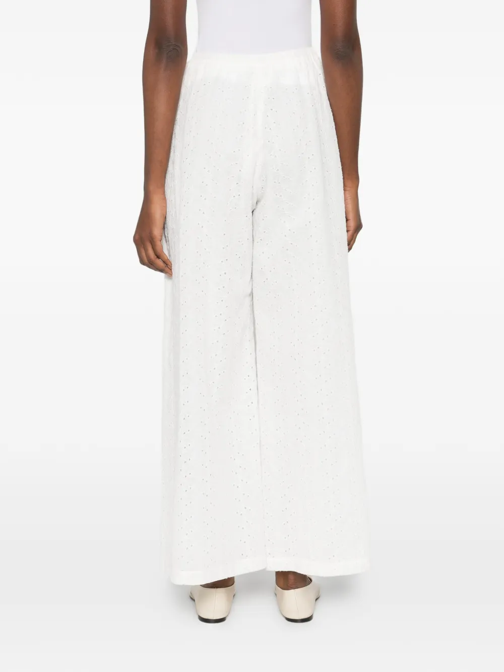 Forte Broek met stippen Wit