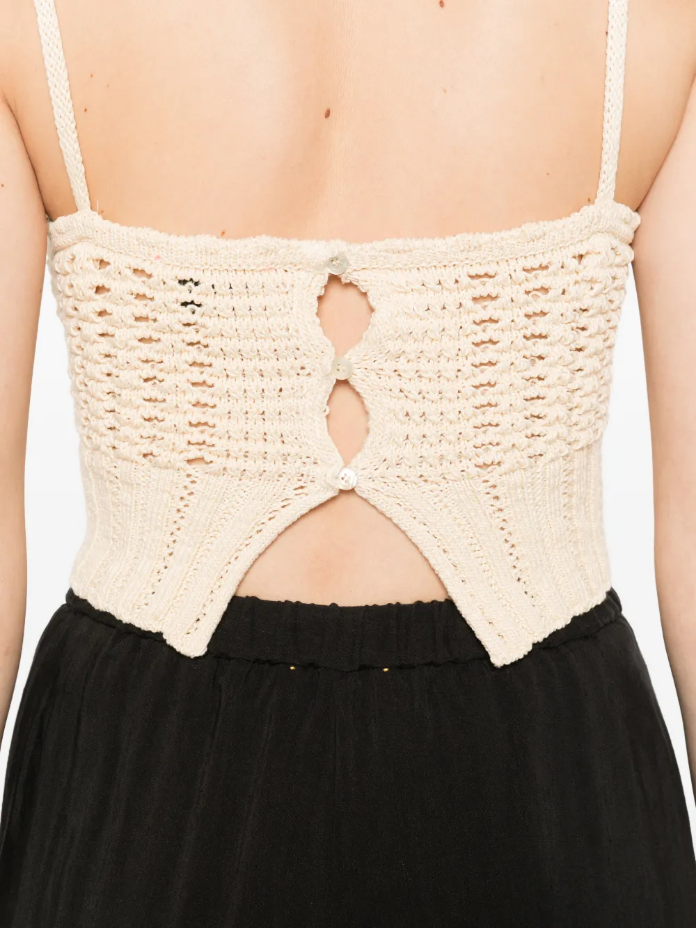Forte Cropped top Beige