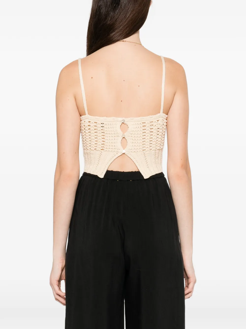 Forte Cropped top Beige