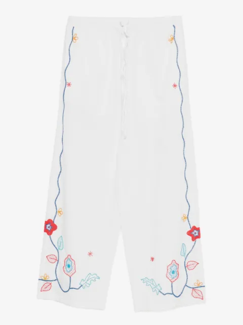 Forte Forte floral-embroidered trousers